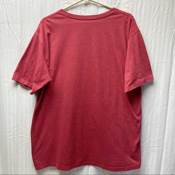 Mickey Mouse Mustache T-shirt XL Red distressed Disney - Picture 5 of 10